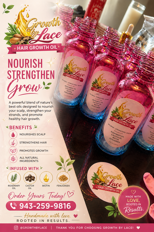 Growth by lace hair oil